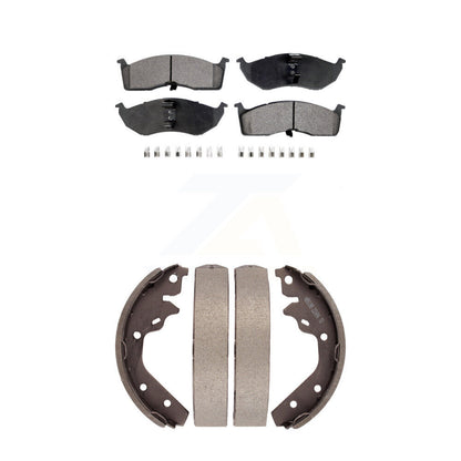 [Avant + Arrière] Kit de plaquette (semi-métallique) de frein pour 1995-1997 Neon Dodge Plymouth KFN-100104