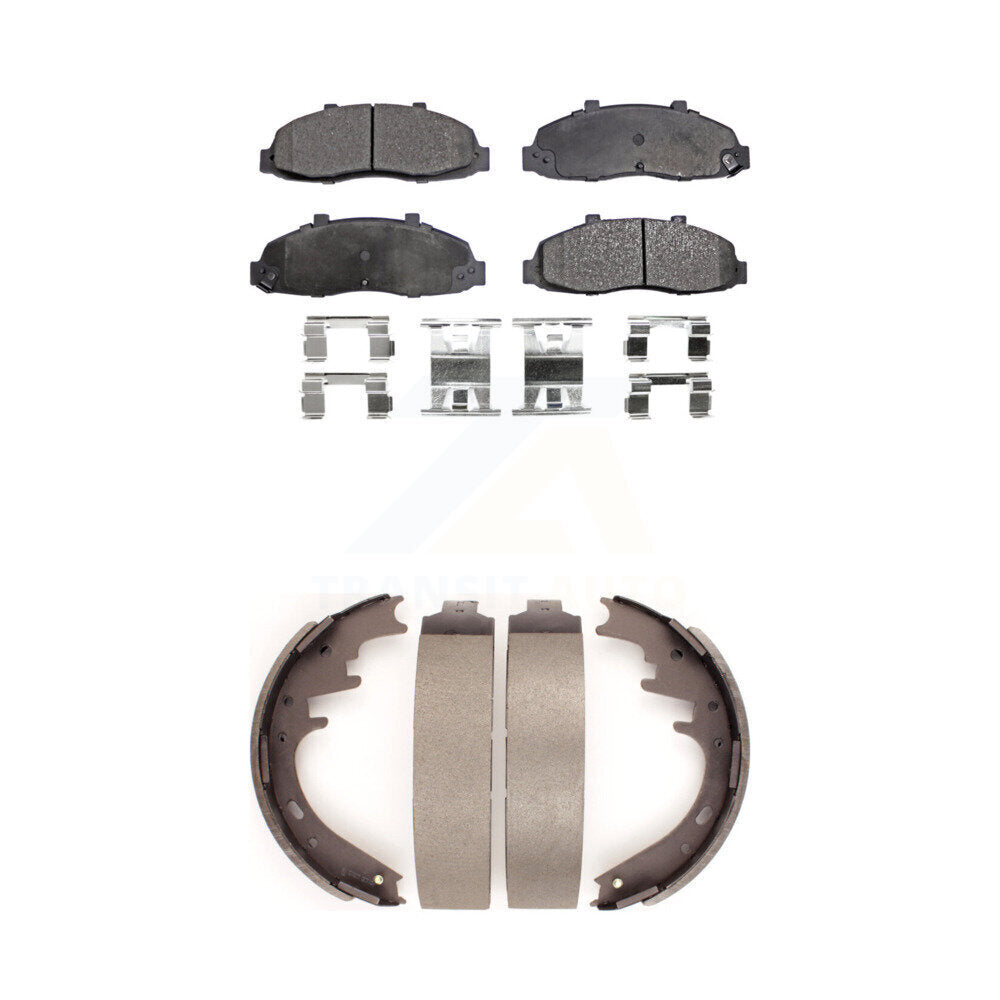 [Avant + Arrière] Kit de plaquette (semi-métallique) de frein pour Ford F-150 KFN-100115