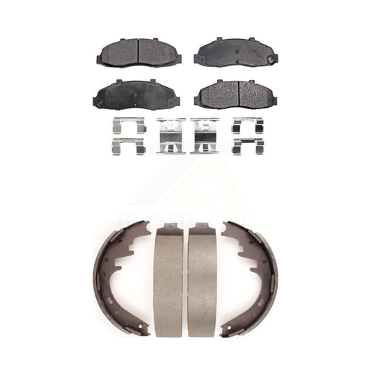 [Avant + Arrière] Kit de plaquette (semi-métallique) de frein pour Ford F-150 KFN-100115