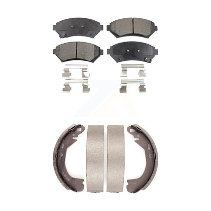[Avant + Arrière] Kit de plaquette (semi-métallique) de frein pour Buick Century Chevrolet Venture Pontiac Montana Oldsmobile Silhouette Cadillac DeVille Trans Sport KFN-100118