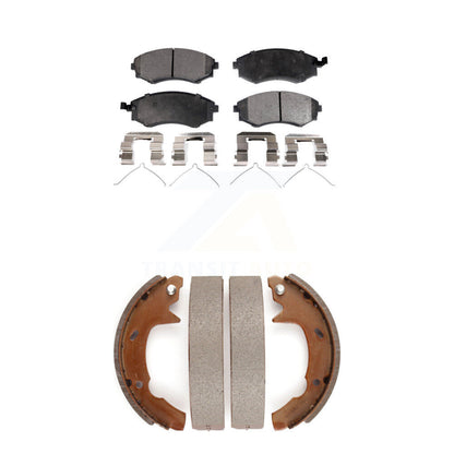 [Avant + Arrière] Kit de plaquette (semi-métallique) de frein pour 1991-1993 Hyundai Sonata KFN-100119