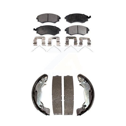 [Avant + Arrière] Kit de plaquette (semi-métallique) de frein pour Hyundai Elantra Tiburon KFN-100120