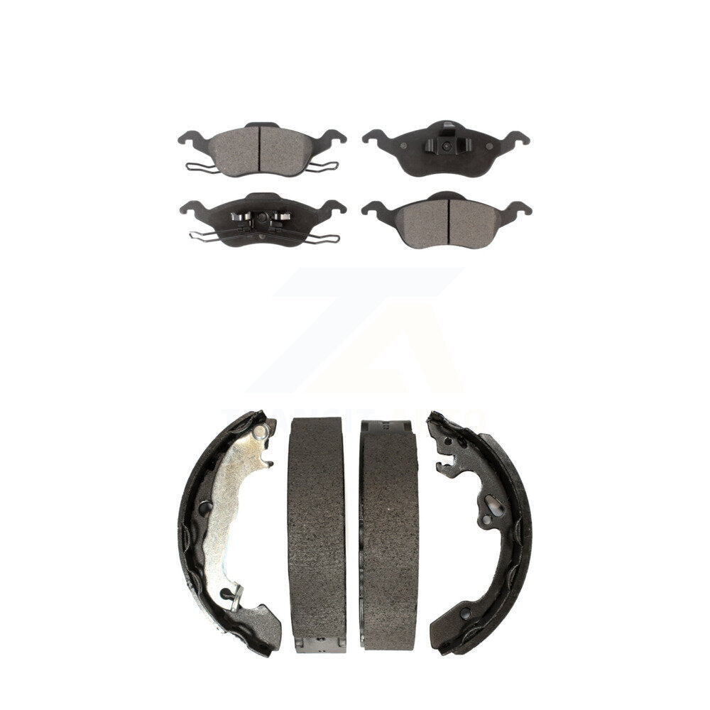 [Avant + Arrière] Kit de plaquette (semi-métallique) de frein pour Ford Focus KFN-100140