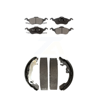 [Avant + Arrière] Kit de plaquette (semi-métallique) de frein pour Ford Focus KFN-100140
