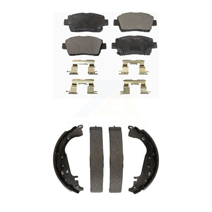 [Avant + Arrière] Kit de plaquette (semi-métallique) de frein pour 2009 Toyota Prius KFN-100146