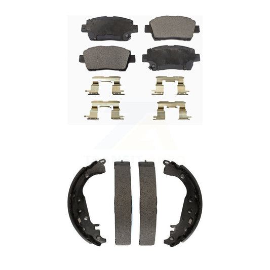 [Avant + Arrière] Kit de plaquette (semi-métallique) de frein pour 2009 Toyota Prius KFN-100146