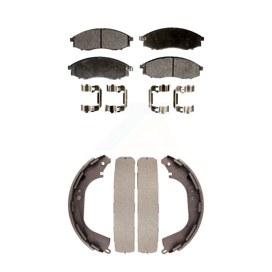 [Avant + Arrière] Kit de plaquette (semi-métallique) de frein pour Nissan Xterra Frontier KFN-100147