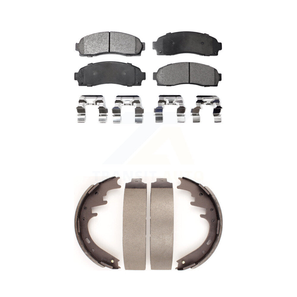 [Avant + Arrière] Kit de plaquette (semi-métallique) de frein pour 2001-2002 Ford Explorer Sport Trac KFN-100151