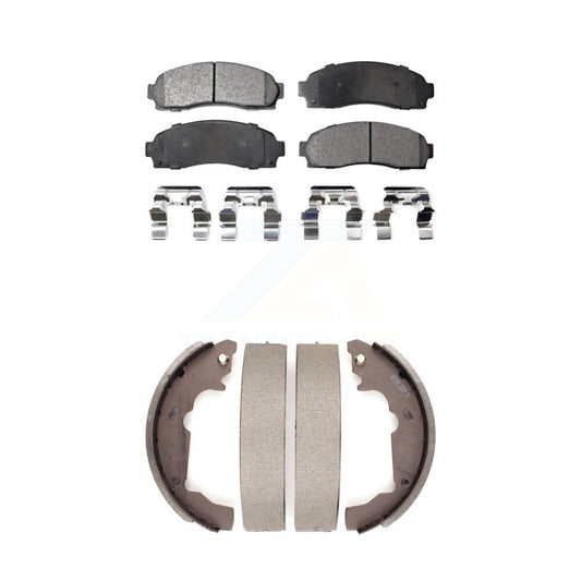 [Avant + Arrière] Kit de plaquette (semi-métallique) de frein pour Saturn Vue Chevrolet Equinox Pontiac Torrent KFN-100152