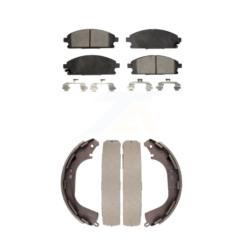 [Avant + Arrière] Kit de plaquette (semi-métallique) de frein pour Nissan Pathfinder Infiniti QX4 INFINITI KFN-100160