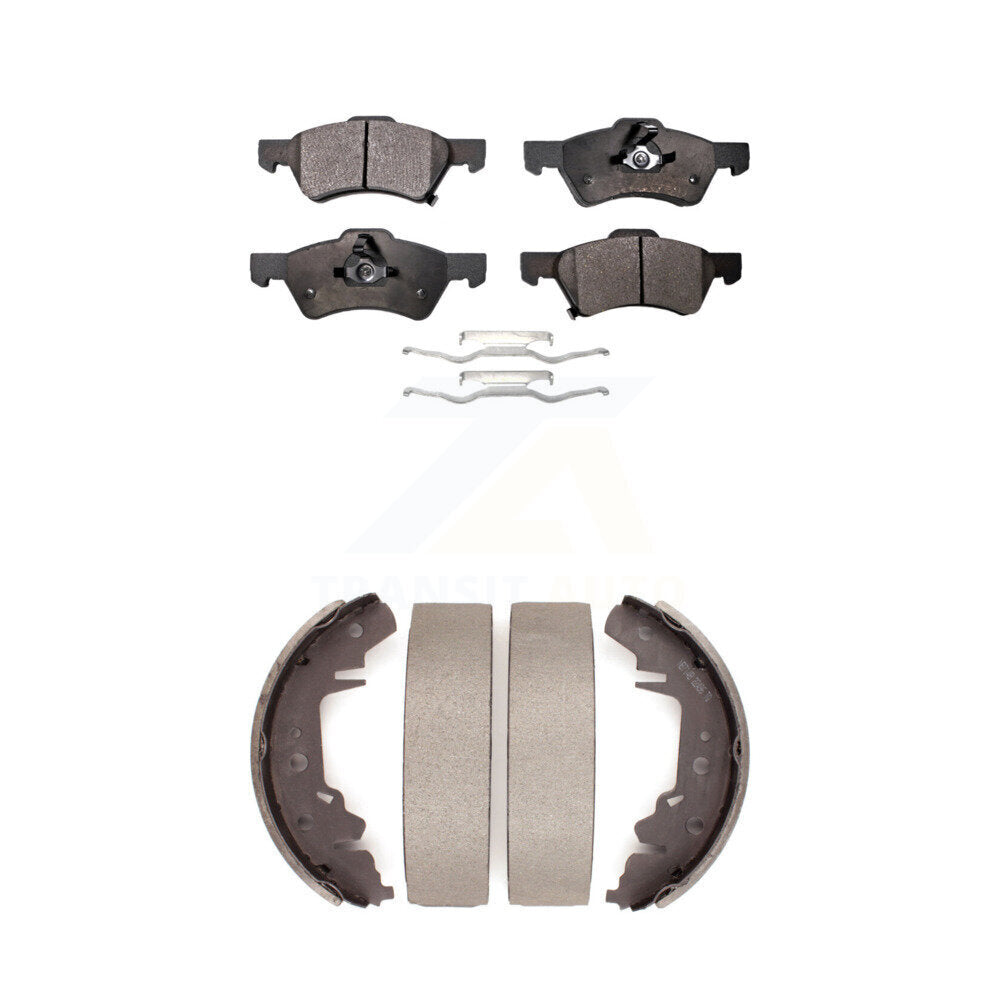 [Avant + Arrière] Kit de plaquette (semi-métallique) de frein pour Dodge Chrysler Town & Country Grand Caravan Voyager KFN-100164