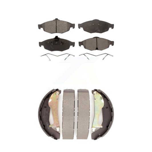 [Avant + Arrière] Kit de plaquette (semi-métallique) de frein pour Chrysler Sebring Dodge Stratus KFN-100175