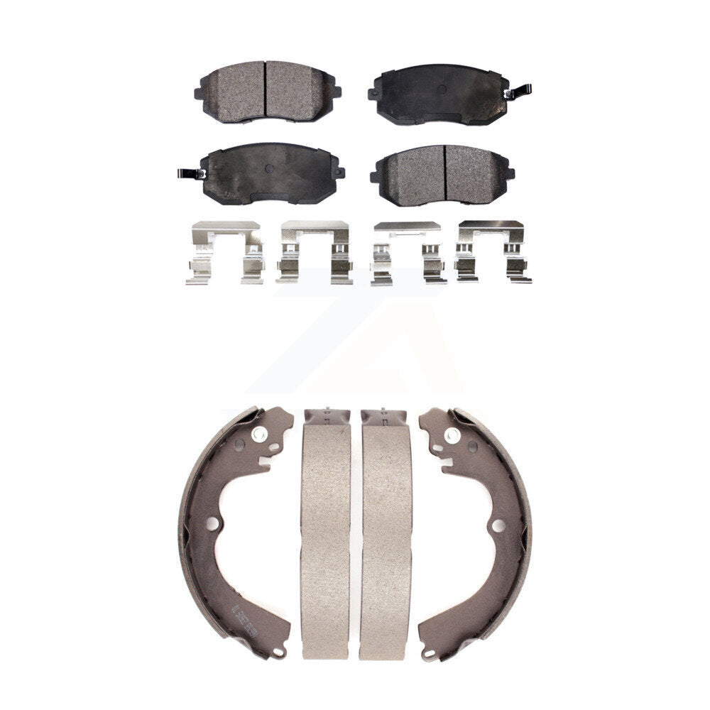 [Avant + Arrière] Kit de plaquette (semi-métallique) de frein pour Subaru Forester Impreza Outback KFN-100193