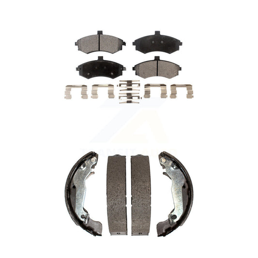 [Avant + Arrière] Kit de plaquette (semi-métallique) de frein pour Hyundai Elantra KFN-100194