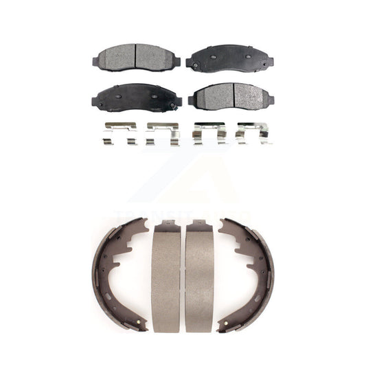 [Avant + Arrière] Kit de plaquette (semi-métallique) de frein pour Dodge Dakota KFN-100202
