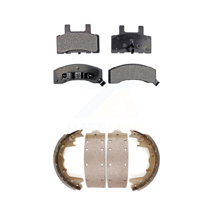 [Avant + Arrière] Kit de plaquette (semi-métallique) de frein pour 1999 Dodge Ram 2500 avec 12" x 3-1 2" taille KFN-100214