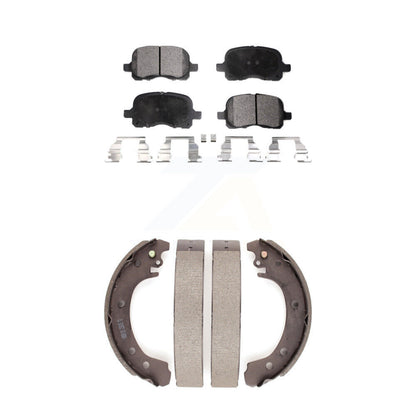 [Avant + Arrière] Kit de plaquette (semi-métallique) de frein pour 2002 Toyota Corolla From 04 02 KFN-100218