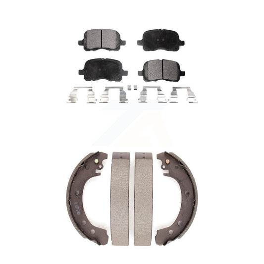 [Avant + Arrière] Kit de plaquette (semi-métallique) de frein pour 2002 Toyota Corolla From 04 02 KFN-100218