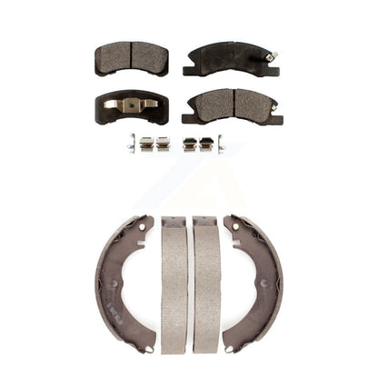 [Avant + Arrière] Kit de plaquette (semi-métallique) de frein pour Mitsubishi Mirage G4 KFN-100226