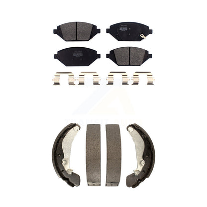 [Avant + Arrière] Kit de plaquette (semi-métallique) de frein pour 2016-2021 Chevrolet Spark KFN-100227
