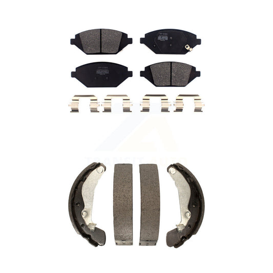[Avant + Arrière] Kit de plaquette (semi-métallique) de frein pour 2016-2021 Chevrolet Spark KFN-100227