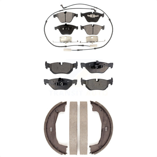 [Avant + Arrière] Kit de plaquette (semi-métallique) de frein pour BMW 328i 323i KFN-100485