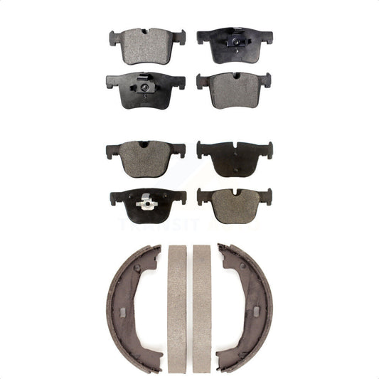 [Avant + Arrière] Kit de plaquette (semi-métallique) de frein pour BMW 428i Gran Coupe sans Blue Painted Calipers KFN-100489 par Transit Auto