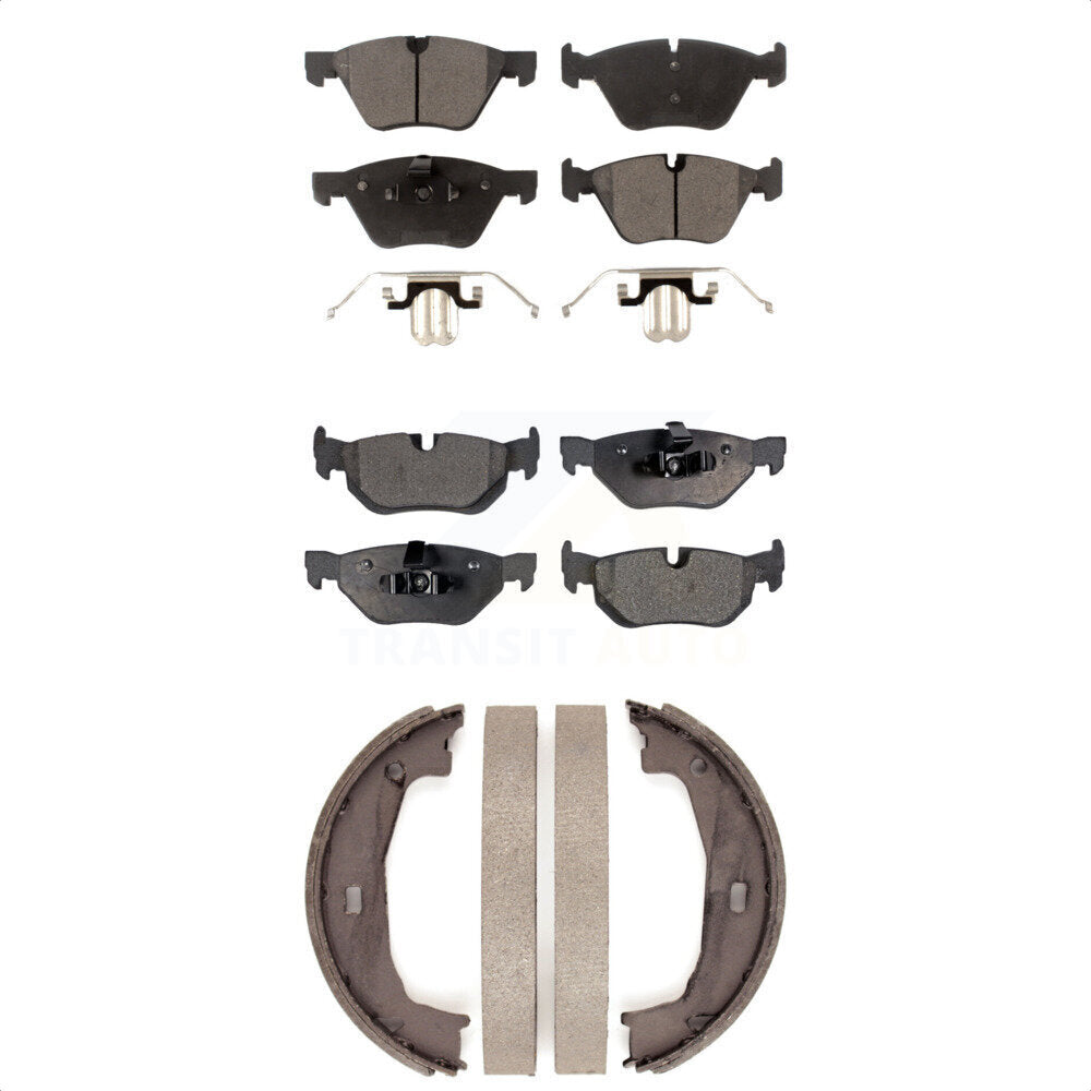 [Avant + Arrière] Kit de plaquette (semi-métallique) de frein pour BMW 328i 325i 128i 323i KFN-100491