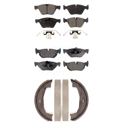 [Avant + Arrière] Kit de plaquette (semi-métallique) de frein pour BMW 328i 325i 128i 323i KFN-100491