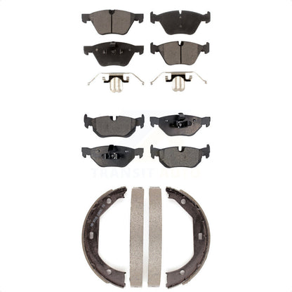 [Avant + Arrière] Kit de plaquette (semi-métallique) de frein pour BMW 328i 328xi 325xi KFN-100492