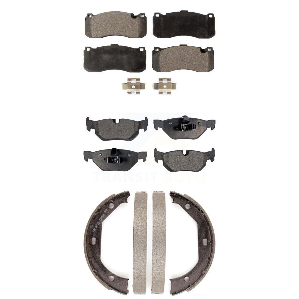 [Avant + Arrière] Kit de plaquette (semi-métallique) de frein pour BMW 328i xDrive KFN-100495