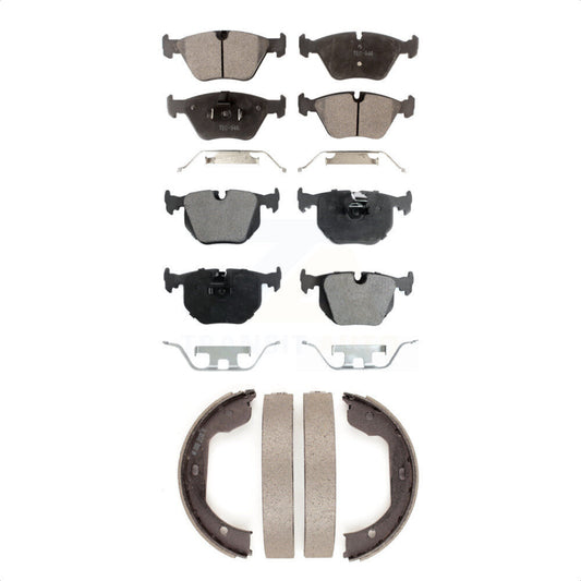 [Avant + Arrière] Kit de plaquette (semi-métallique) de frein pour BMW X3 Z4 M3 KFN-100498