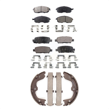 [Avant + Arrière] Kit de plaquette (semi-métallique) de frein pour Nissan Altima INFINITI G35 350Z KFN-100503