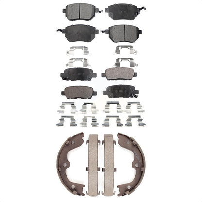 [Avant + Arrière] Kit de plaquette (semi-métallique) de frein pour Nissan Altima Maxima Infiniti FX35 FX45 INFINITI KFN-100504