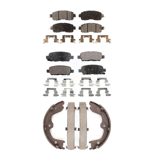 [Avant + Arrière] Kit de plaquette (semi-métallique) de frein pour Nissan Altima KFN-100506