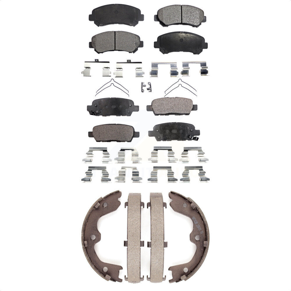 [Avant + Arrière] Kit de plaquette (semi-métallique) de frein pour Nissan Maxima KFN-100507