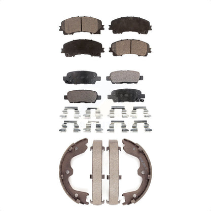 [Avant + Arrière] Kit de plaquette (semi-métallique) de frein pour 2016-2017 INFINITI QX50 KFN-100509