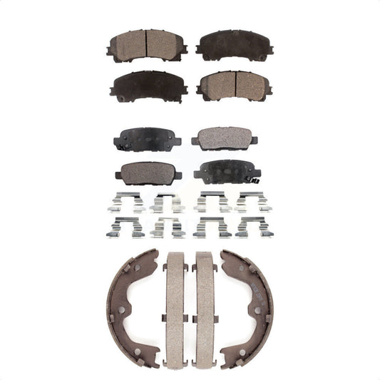 [Avant + Arrière] Kit de plaquette (semi-métallique) de frein pour 2016-2017 INFINITI QX50 KFN-100509
