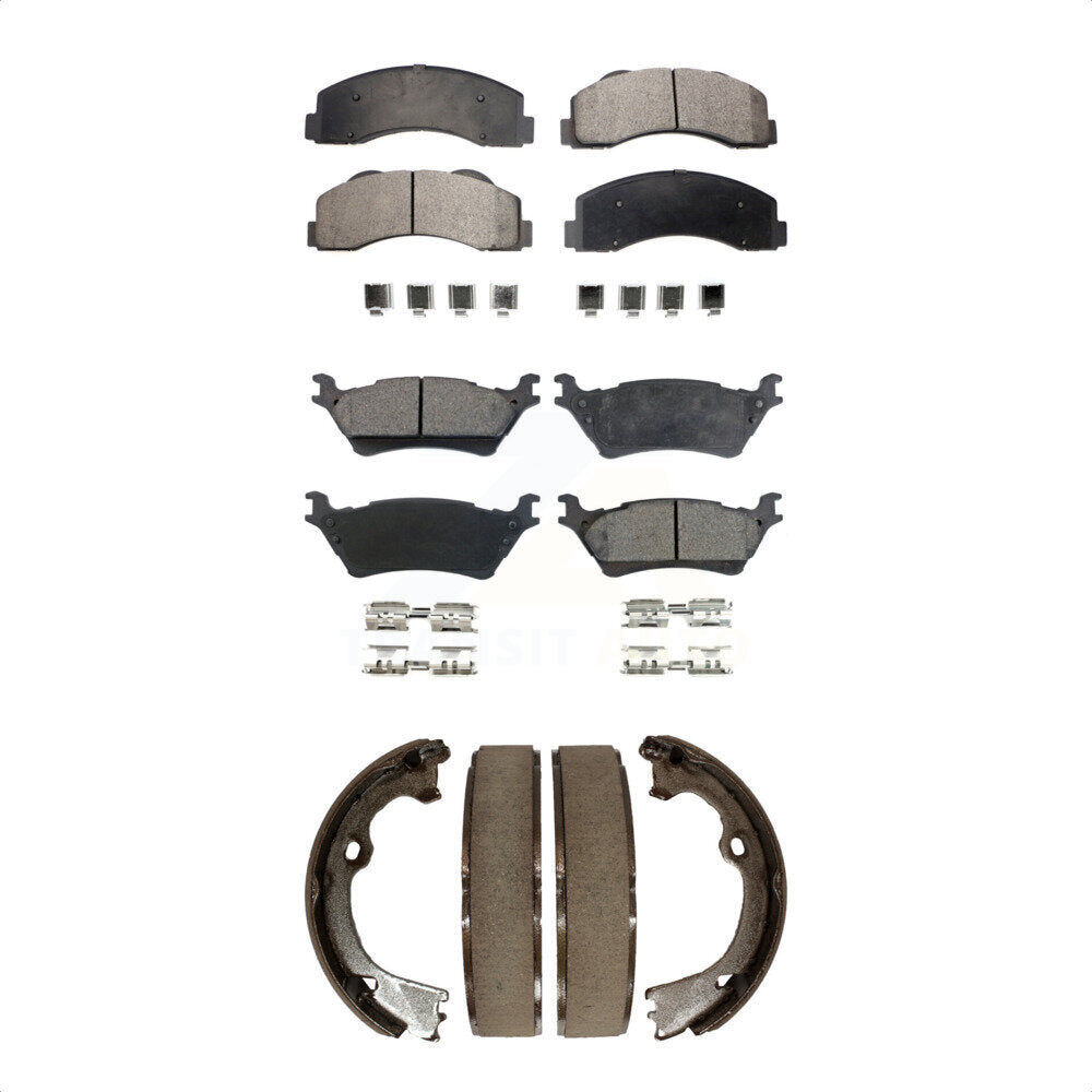 [Avant + Arrière] Kit de plaquette (semi-métallique) de frein pour Ford F-150 KFN-100512