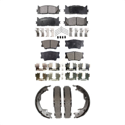 [Avant + Arrière] Kit de plaquette (semi-métallique) de frein pour Toyota Camry Lexus ES350 Avalon ES300h KFN-100514