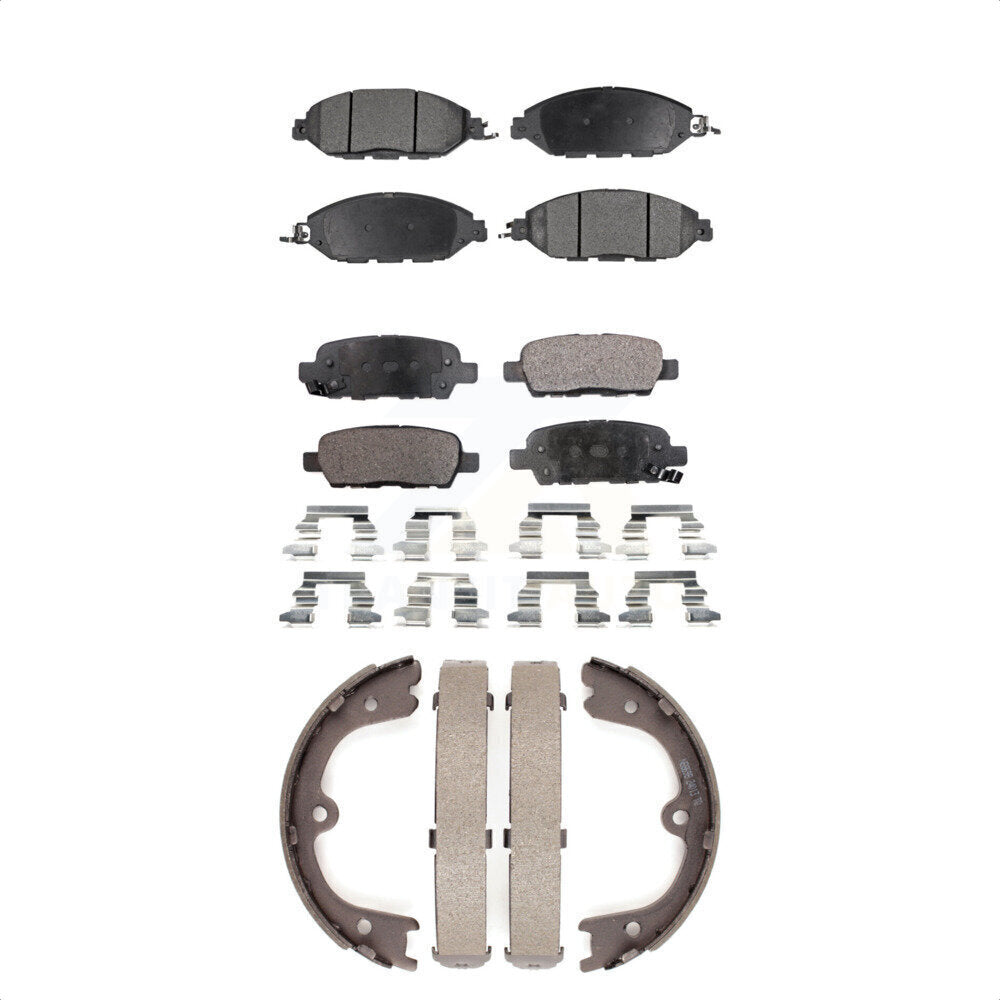 [Avant + Arrière] Kit de plaquette (semi-métallique) de frein pour Nissan Pathfinder Infiniti JX35 QX60 INFINITI KFN-100519