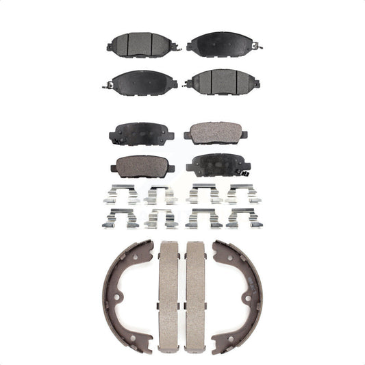 [Avant + Arrière] Kit de plaquette (semi-métallique) de frein pour Nissan Pathfinder Infiniti JX35 QX60 INFINITI KFN-100519