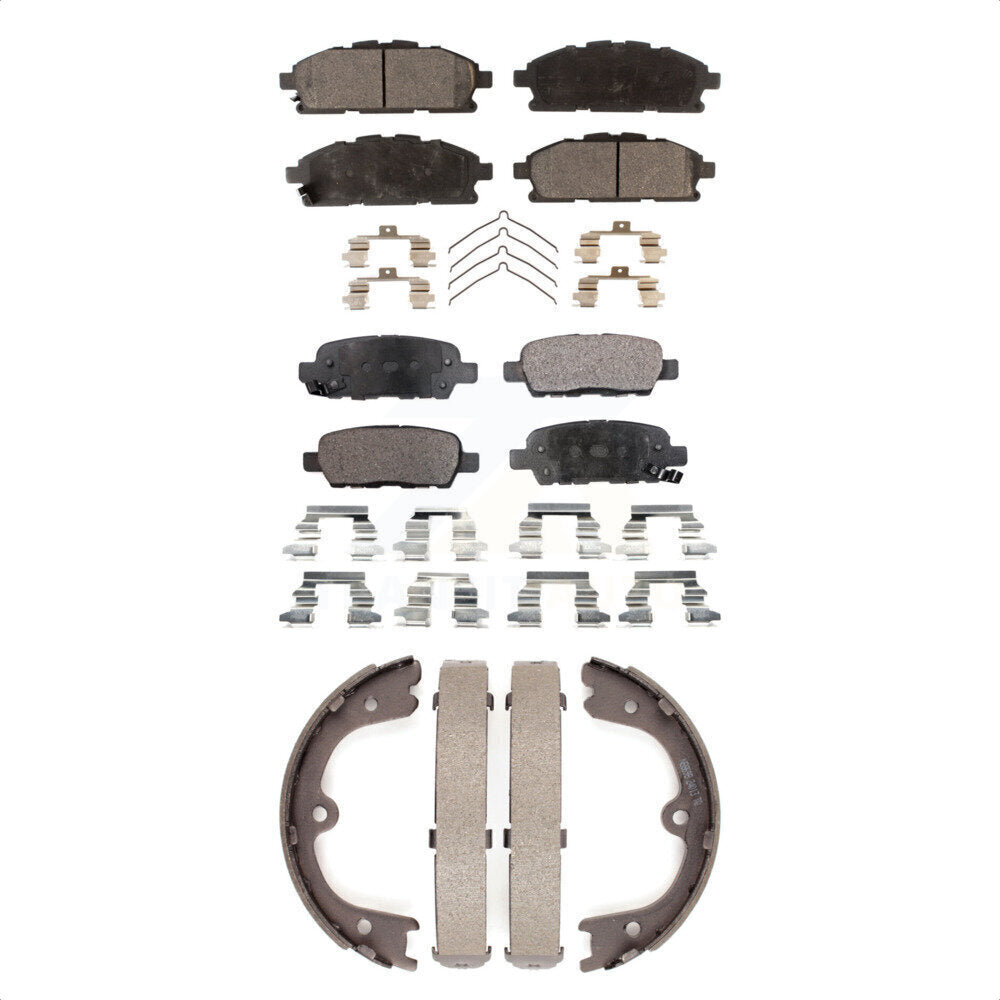 [Avant + Arrière] Kit de plaquette (semi-métallique) de frein pour Nissan Quest KFN-100521