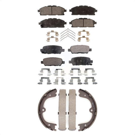 [Avant + Arrière] Kit de plaquette (semi-métallique) de frein pour Nissan Quest KFN-100521