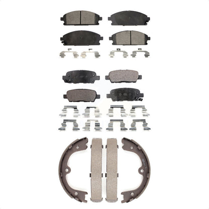 [Avant + Arrière] Kit de plaquette (semi-métallique) de frein pour 2006-2009 Nissan Quest KFN-100522