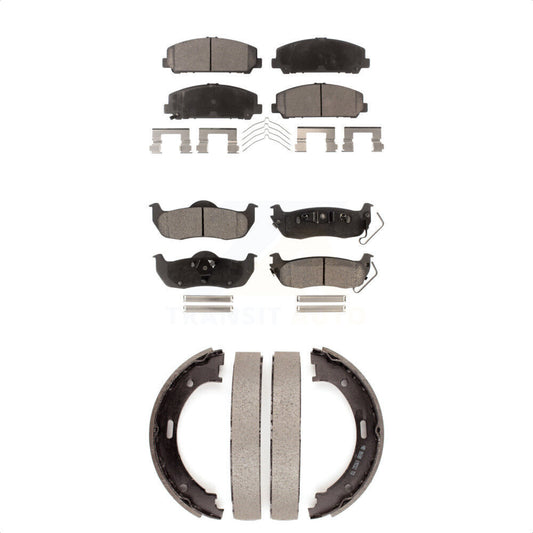 [Avant + Arrière] Kit de plaquette (semi-métallique) de frein pour Nissan Titan Armada TITAN KFN-100523
