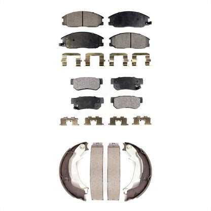 [Avant + Arrière] Kit de plaquette (semi-métallique) de frein pour Hyundai XG350 XG300 KFN-100525