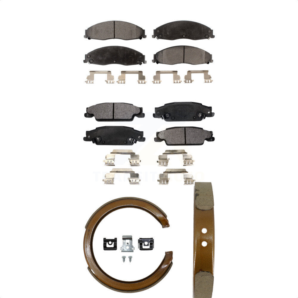 [Avant + Arrière] Kit de plaquette (semi-métallique) de frein pour Cadillac CTS KFN-100531