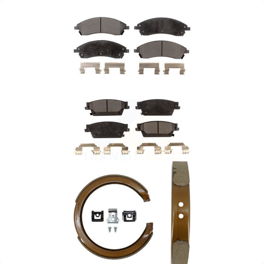 [Avant + Arrière] Kit de plaquette (semi-métallique) de frein pour Cadillac SRX CTS KFN-100532