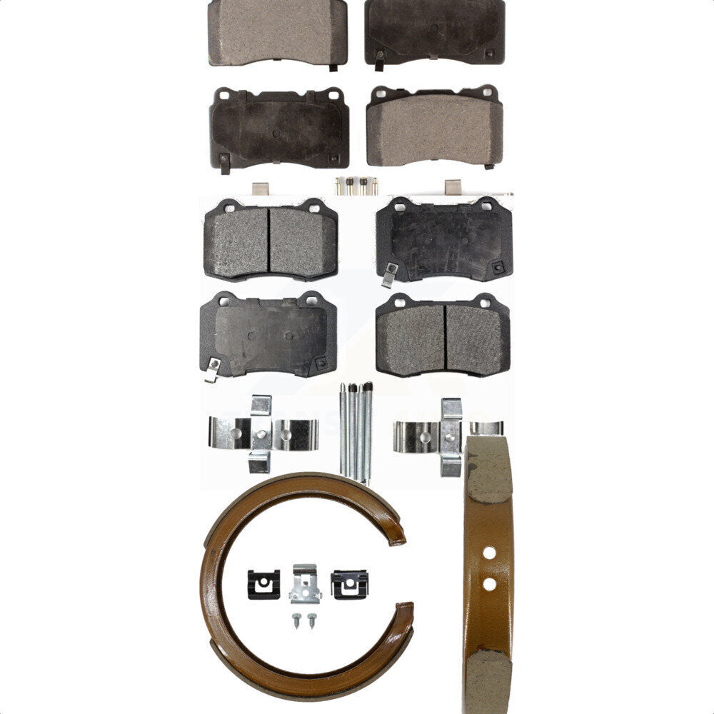 [Avant + Arrière] Kit de plaquette (semi-métallique) de frein pour Cadillac CTS STS KFN-100533